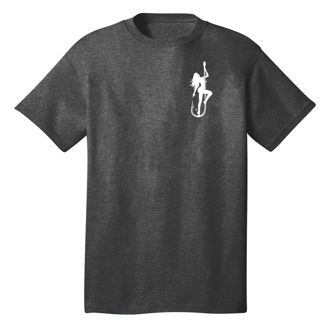 Dirty Hooker Classic White T-Shirt T-Shirt / Dark Heather Grey / M