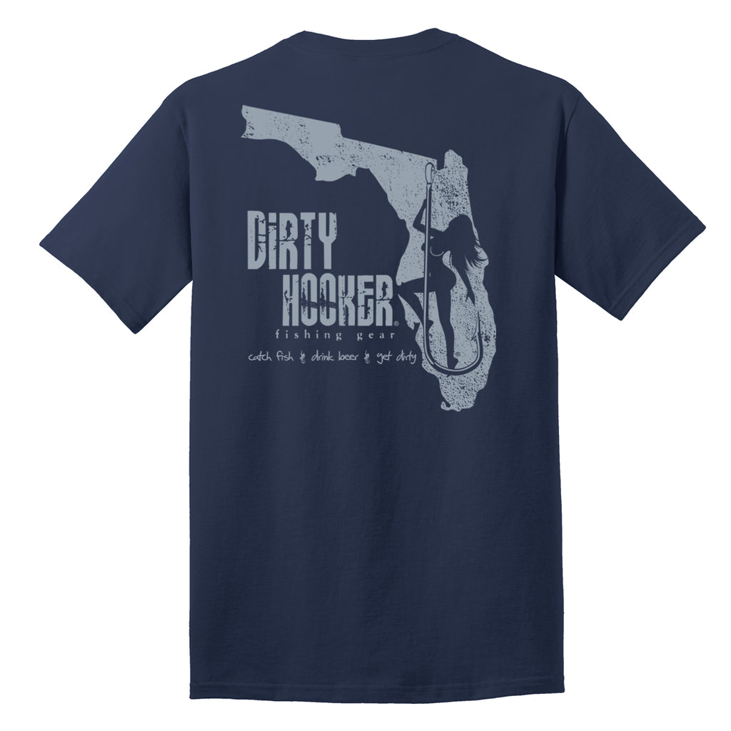 Dirty Hooker Florida T-Shirt T-Shirt / Dark Heather Grey / M