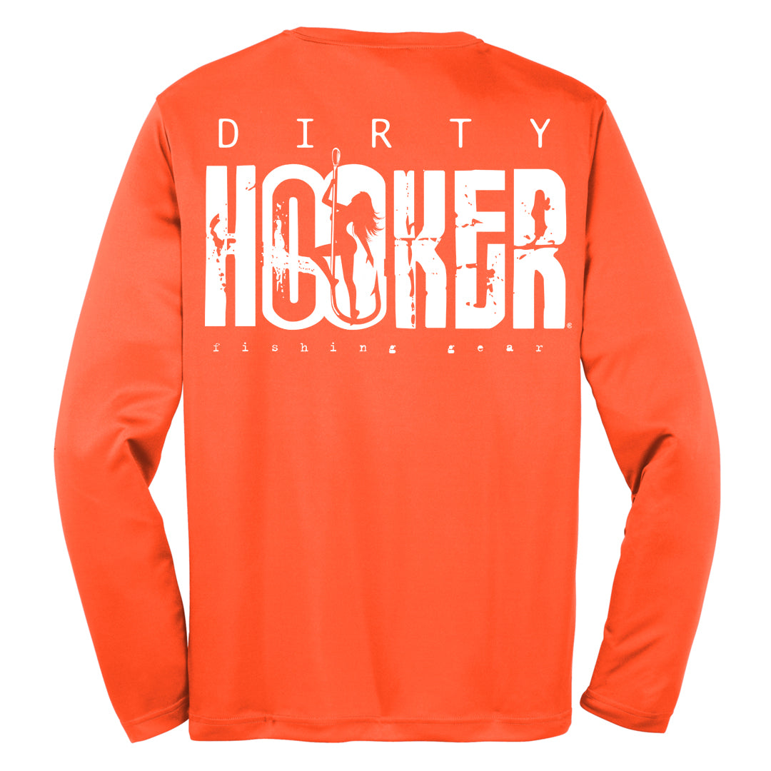 Dirty Hooker COMBO: Orange Dry Fit with Classic White & Charcoal and Orange Hat