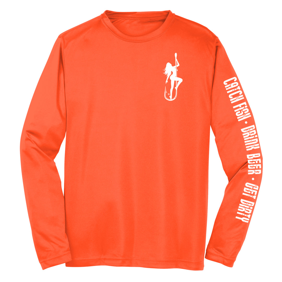 Dirty Hooker COMBO: Orange Dry Fit with Classic White & Charcoal and Orange Hat