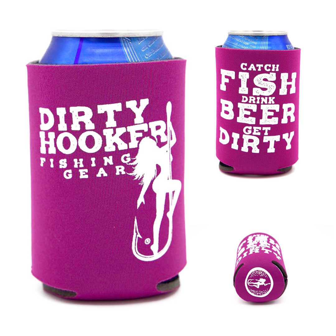 Dirty Hooker COMBO: DH Catch Drink Dirty Koozie 5 Pack