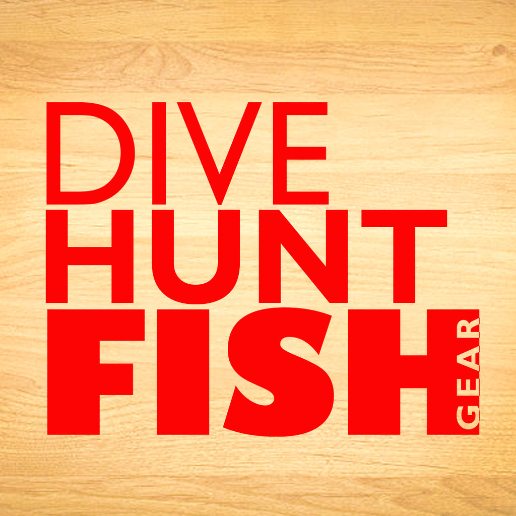 Dive Hunt Fish Gear Large Decal